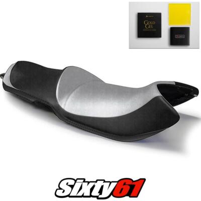 Can-Am Spyder RS Seat Cover and Gel 2007-2015 2016 Black Silver Luimoto Carbon