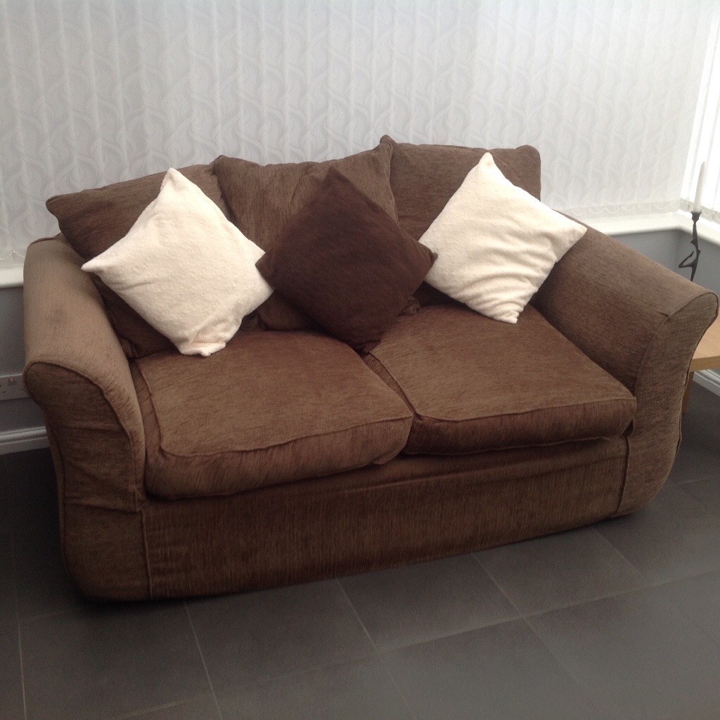 Good quality sofa bed for sale two sets of covers complete with scatter