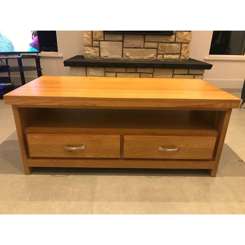 Coffee table / TV unit. Solid oak in Kilkeel, County Down Gumtree