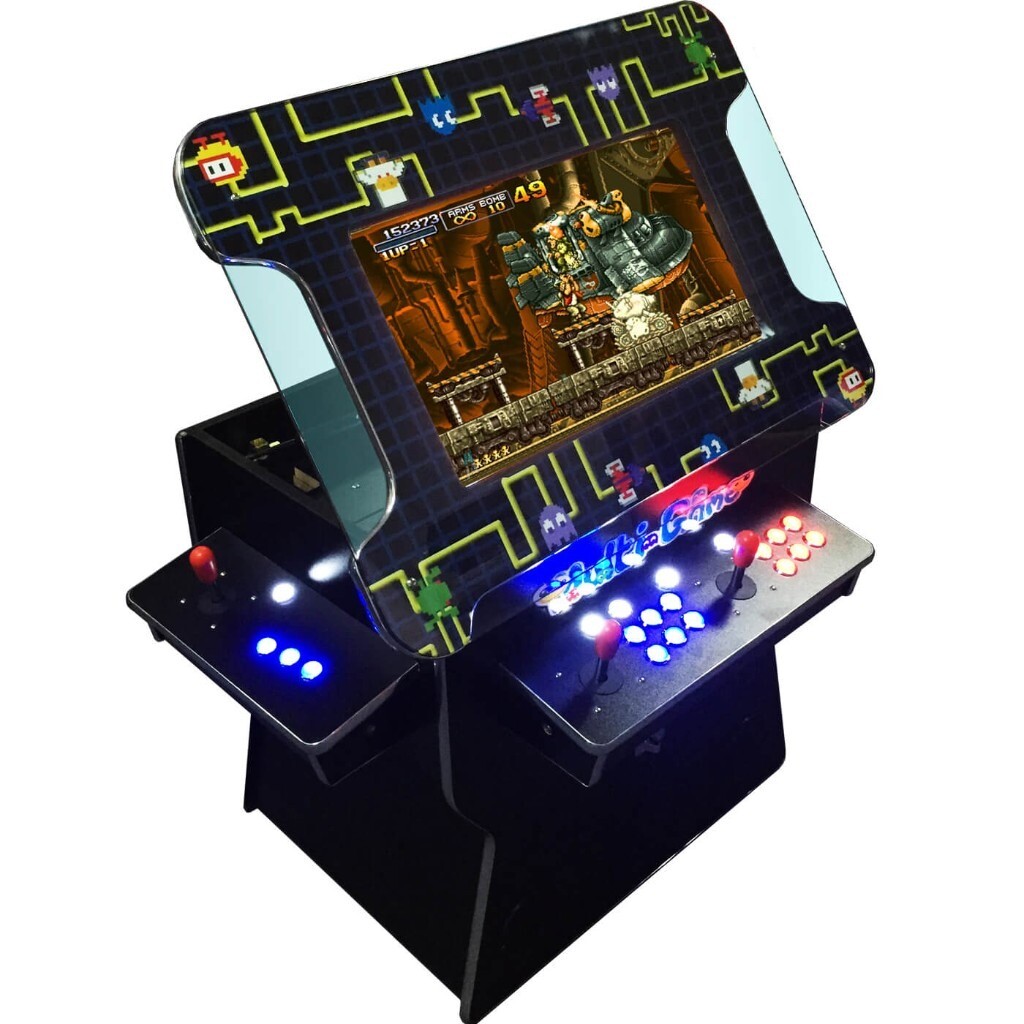 Retro arcade gaming cabinet with over 500 classic mutli ...