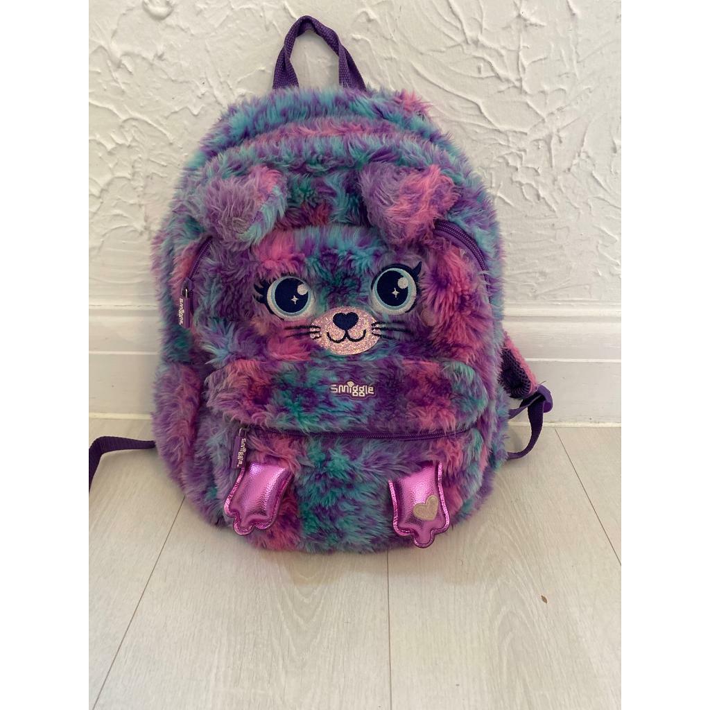smiggle furry backpack