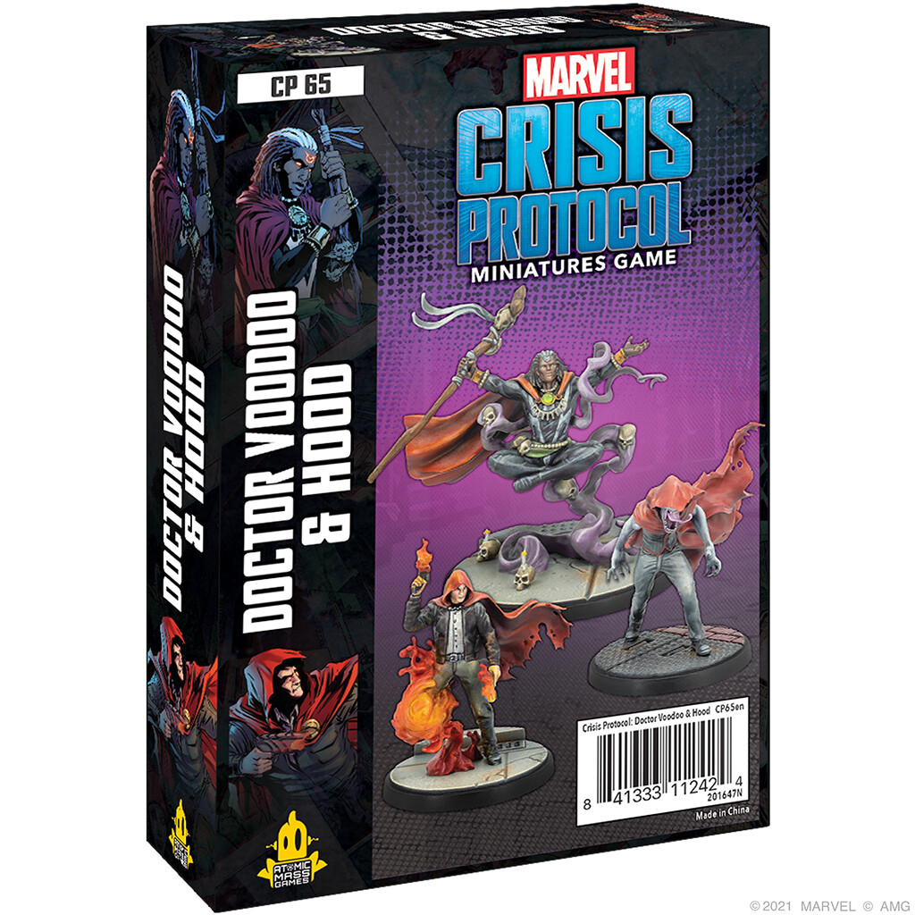 DOCTOR VOODOO & HOOD Marvel Crisis Protocol Atomic Mass Games NIB
