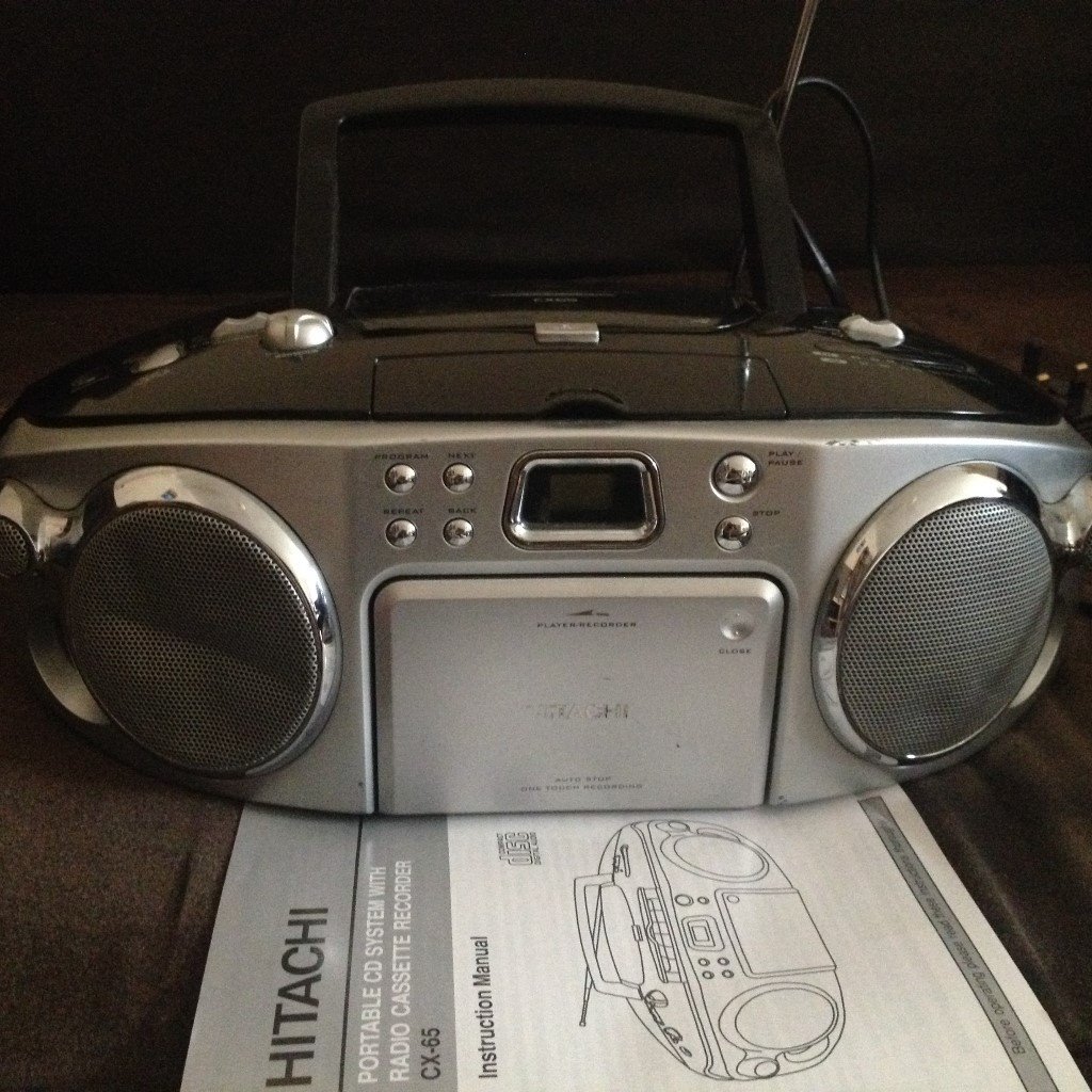 Hitachi Portable System with Radio Cassette Recorder in Wimborne