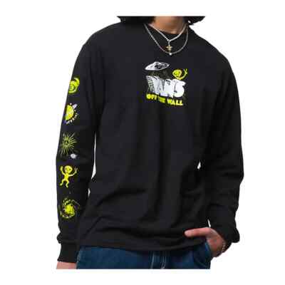 

Футболка Vans -#39;-#39;Space Greetings-#39;-#39; с длинным рукавом (черная), Черный