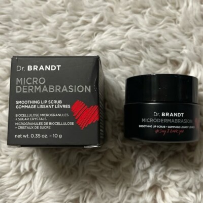 DR. BRANDT Micro Dermabrasion Smoothing Lip Scrub .35oz/10g NEW IN BOX