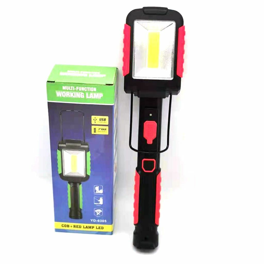 Lampada Torcia Lavoro Portatile Led Ricaricabile Yd-6305 Da Officina sus