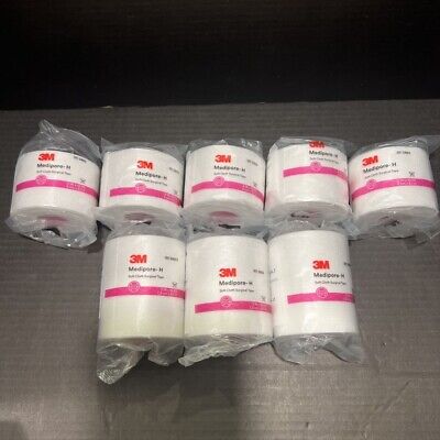 3M Medipore H 8 Rolls Soft Cloth Surgical Tape Wound Care 2"- 3" x 10yd Bandages