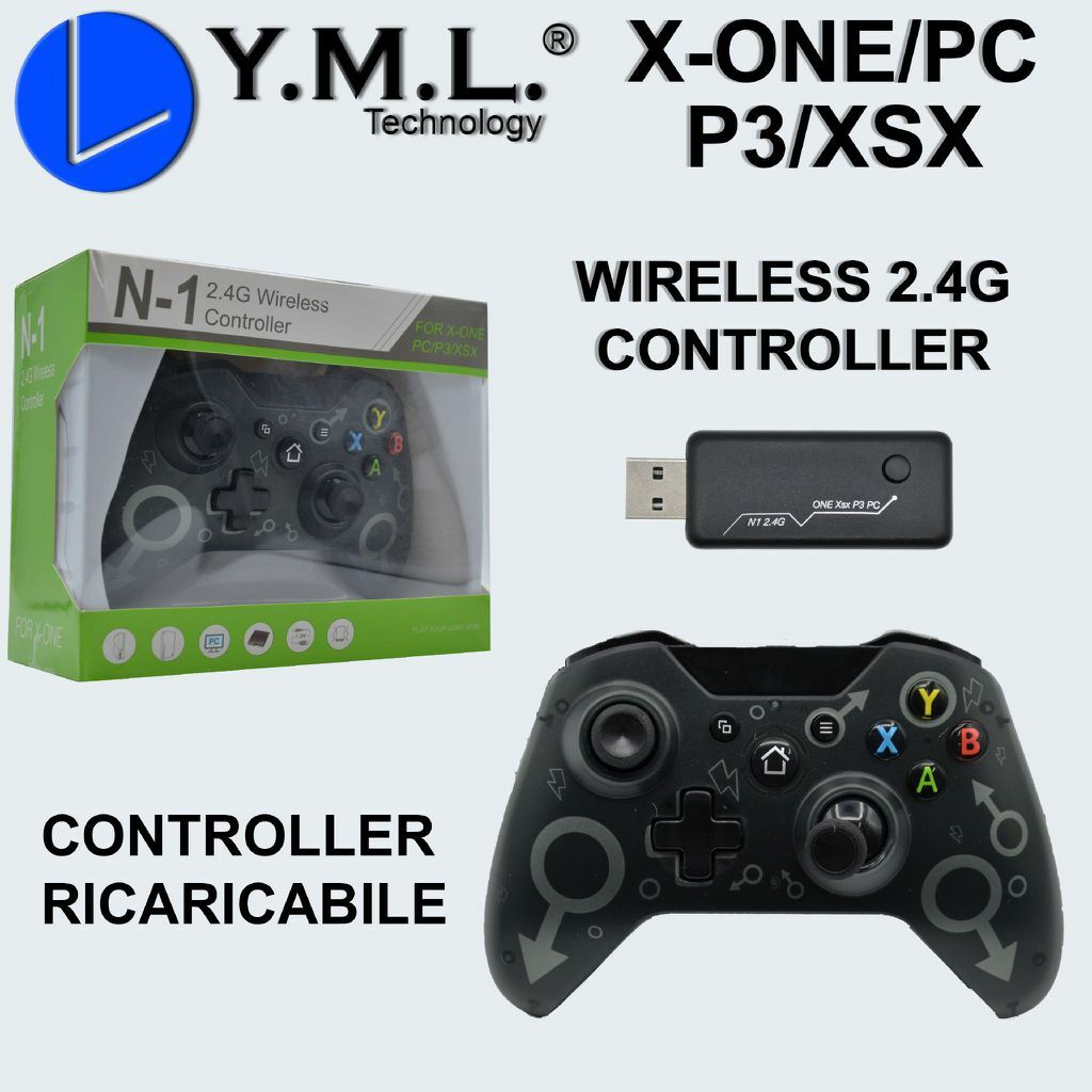 Gamepad Controller Joystick Joypad Wireless Compatibile Con Xbox One mar