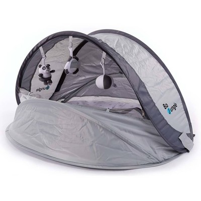 Bo Jungle Opklapbed B-Play Nest Grey Stars grijs