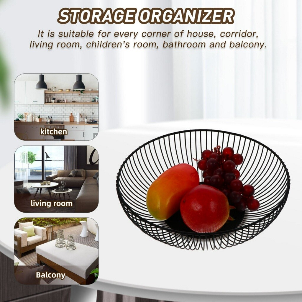1 stück Obstschale Moderne Elegante Obstkorb Drahtkörbe für Tabelle | eBay