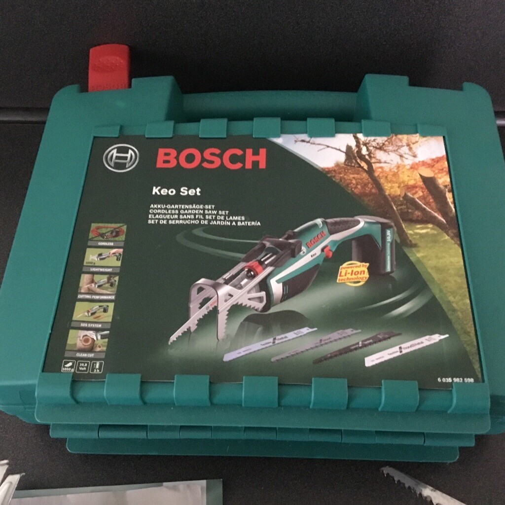 Bosch Keo Set Cordless Garden Saw With Box In New Condition in Paisley, Renfrewshire Gumtree