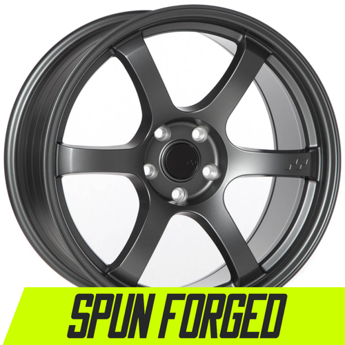 1 CIRCUIT CSF1 19x9.5 5x114.3 +28 MATTE GUNMETAL SPUN FORGED WHEEL