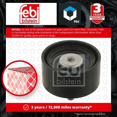 Aux Belt Idler Pulley fits BMW 535D 3.0D 10 to 12 N57D30B Guide Deflection Febi