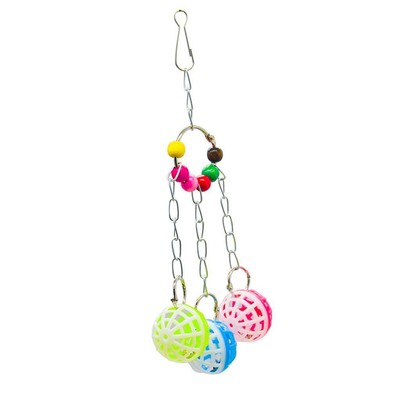 Acrylic Parrot  Toys Game Hanging Climbing Chewing  Toys