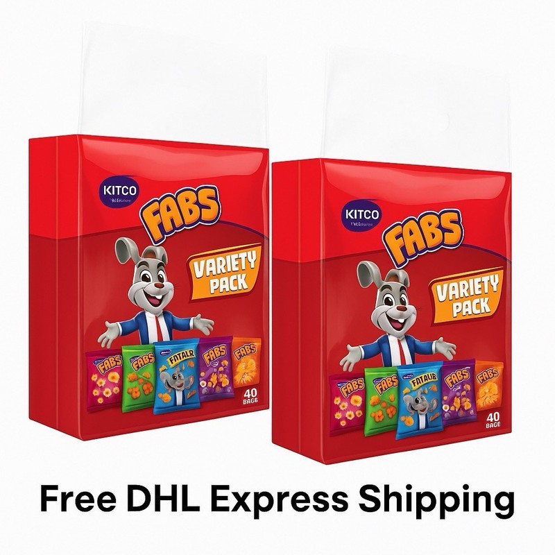 Kitco FABS Variety Pack 2 Cartons × 20 Bags =