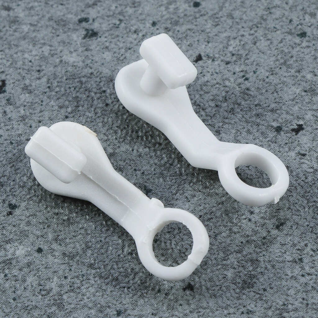 50PCS Rod Slides Curtain Rail Track Gliders Hook Window Door Shower