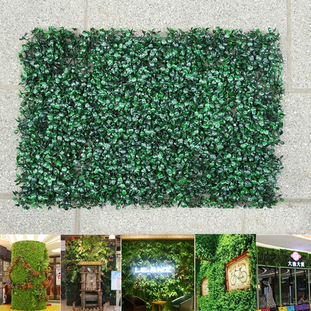 Artificial Plant Foliage Hedge Grass Mat Greenery Panel Decor Wall Fence in Leyton, London