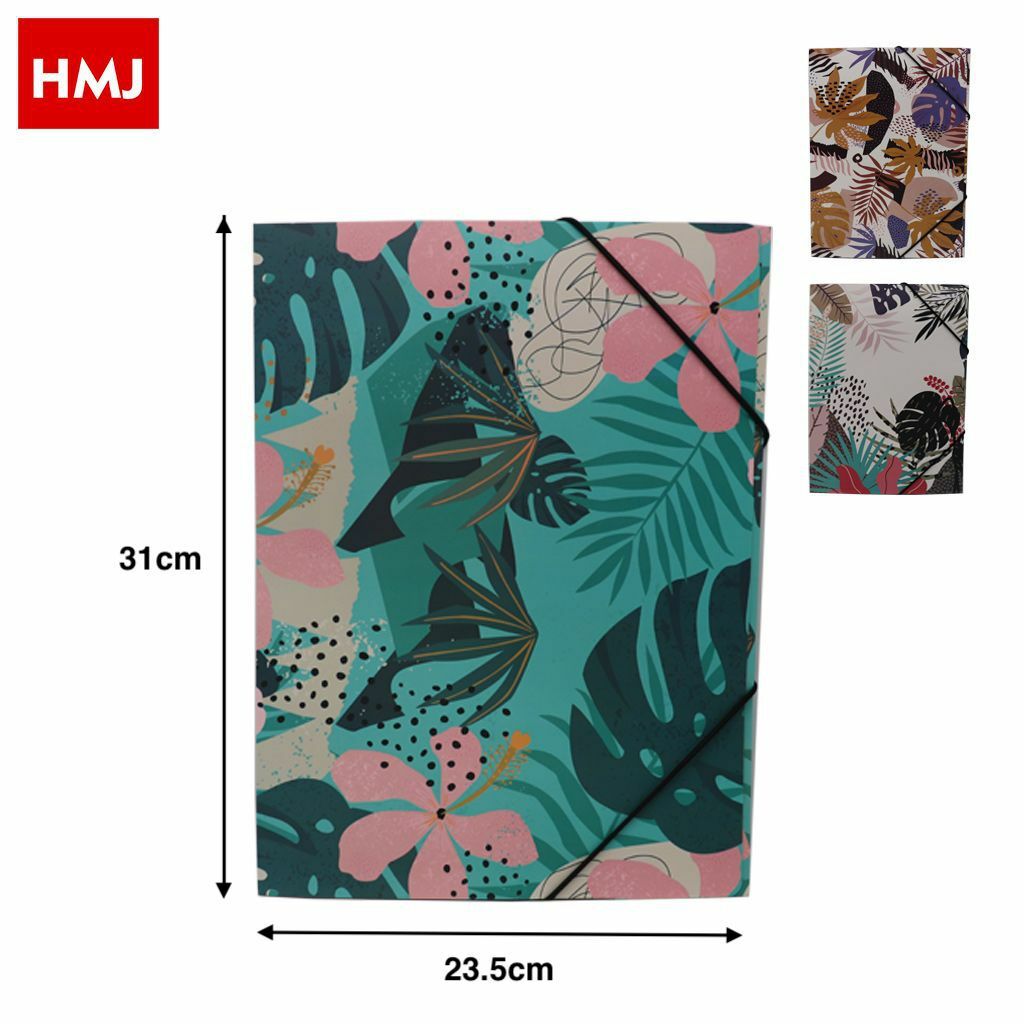 Set 12 Cartelline Portadocumenti Cartellina Molla Fantasia Custodia Fogli A4 hmj