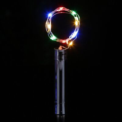 1/5/10 Pcs Wine Bottle Fairy String Lights LED Battery Cork For Party Wedding