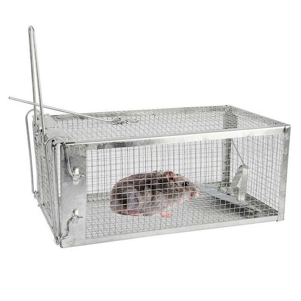 1-4 Pcs Mouse Trap Rat Trap Rodent Trap Live Catch Cage Easy to Set Up and Reuse