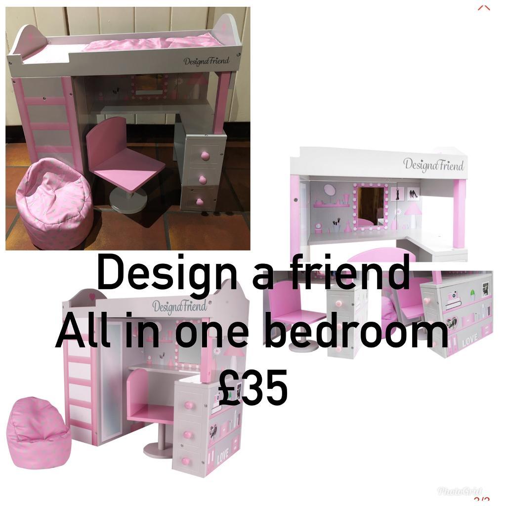 designafriend all in one bedroom