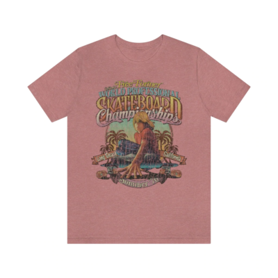 Free Former World Professional Skateboard Championships 1976 Vintage Men's T-Shi