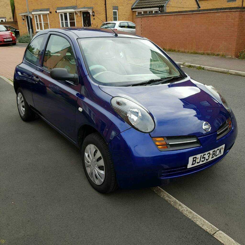 Nissan Micra 2003. Blue. 1000cc in Huthwaite