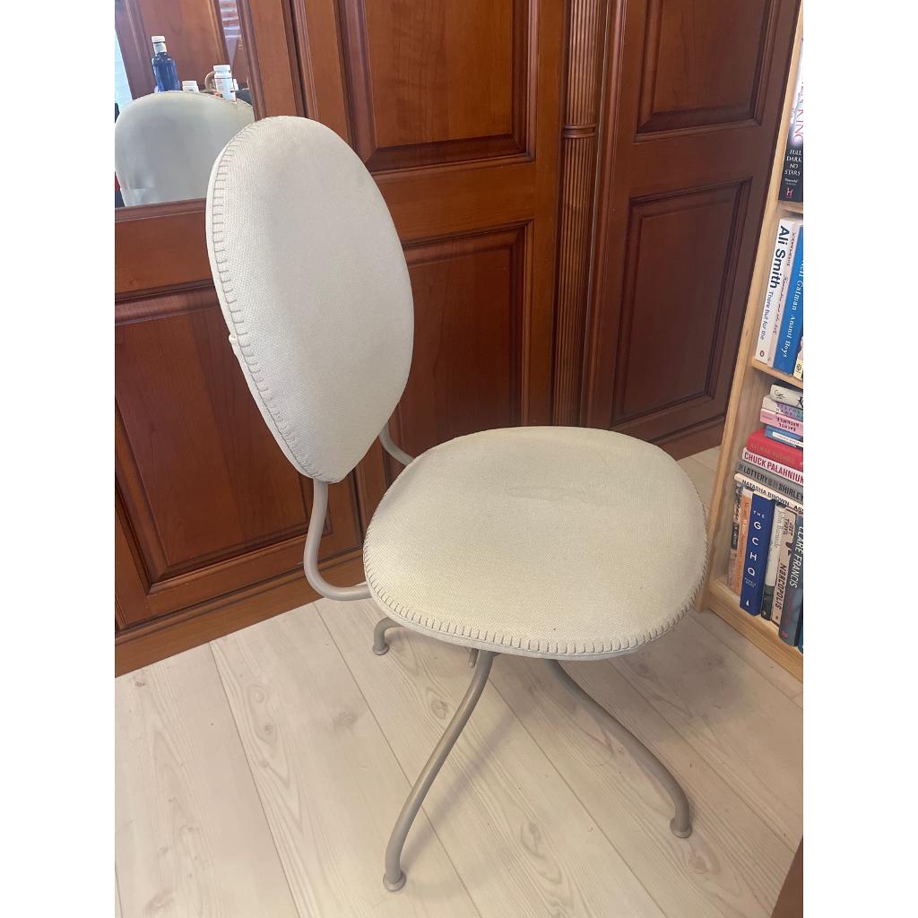 desk chair no wheels grey