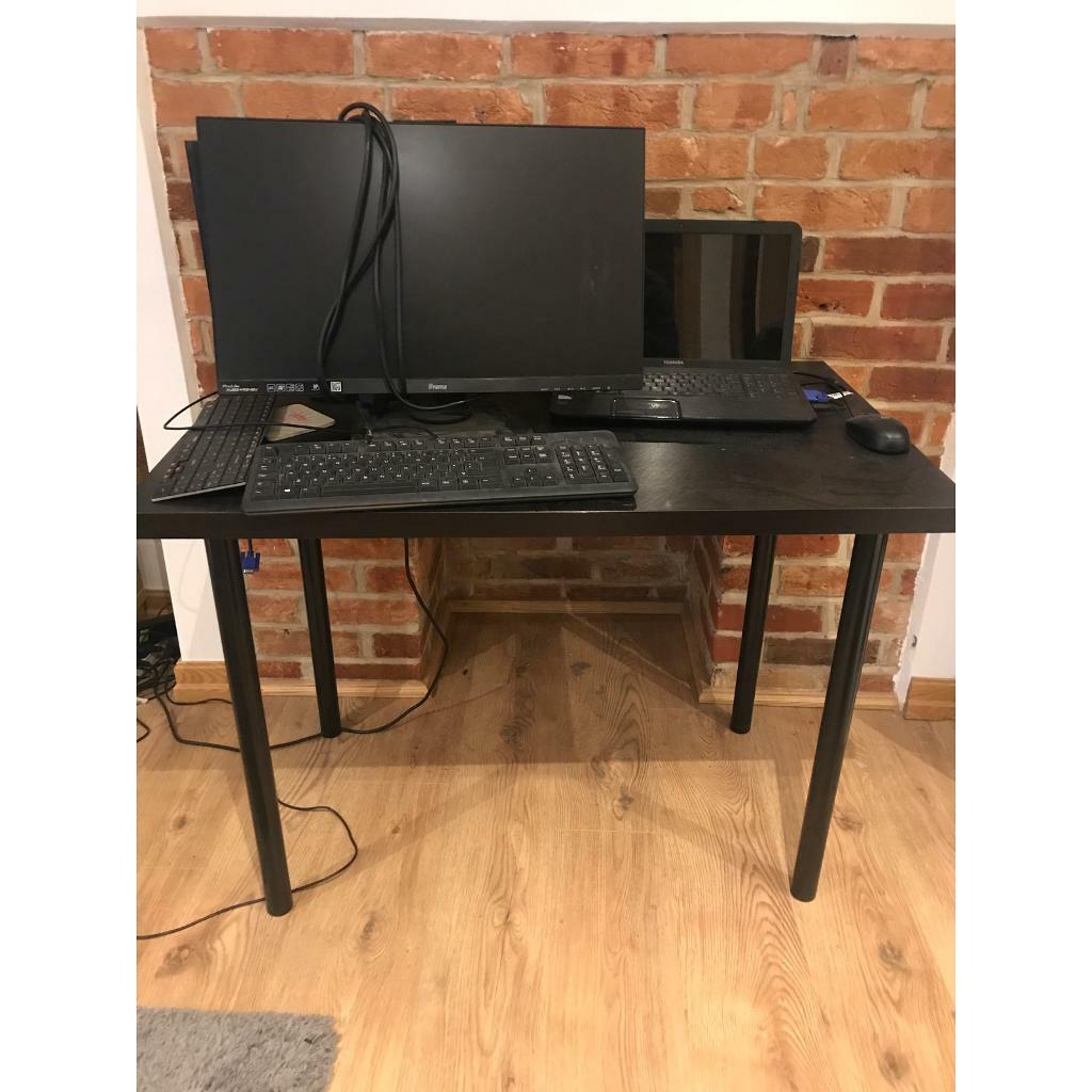 Black Ikea Desk in Bournemouth, Dorset Gumtree