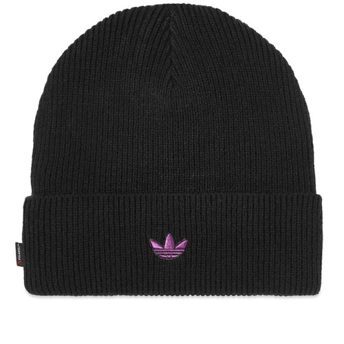 Мужская вязаная зимняя шапка Adidas ADV Adventure Beanie, черная кепка одного размера