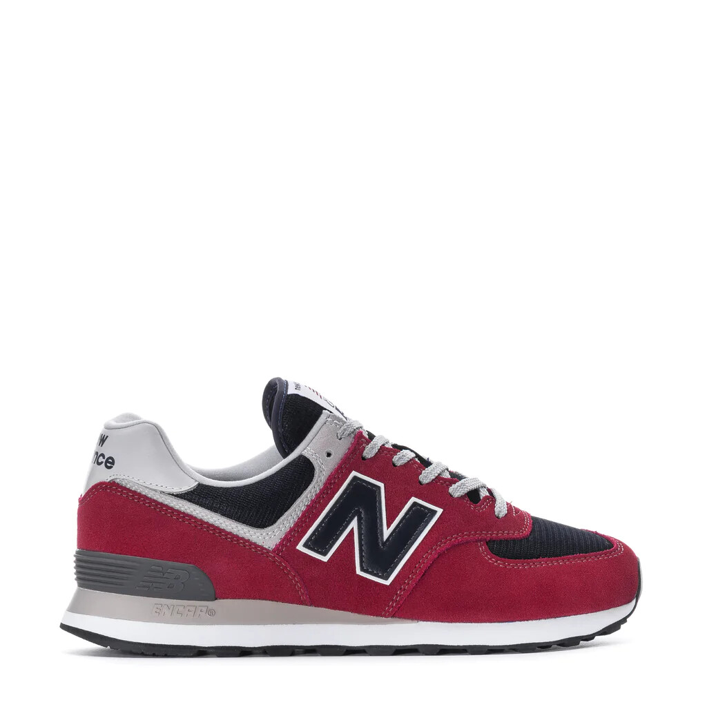 Мужские кроссовки New Balance ML574EH2 красные темно-синие