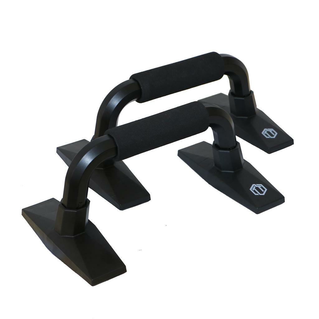 2 x Push Up Stand Bar Liegestützgriffe Liegestütz Griff Krafttraining schwarz