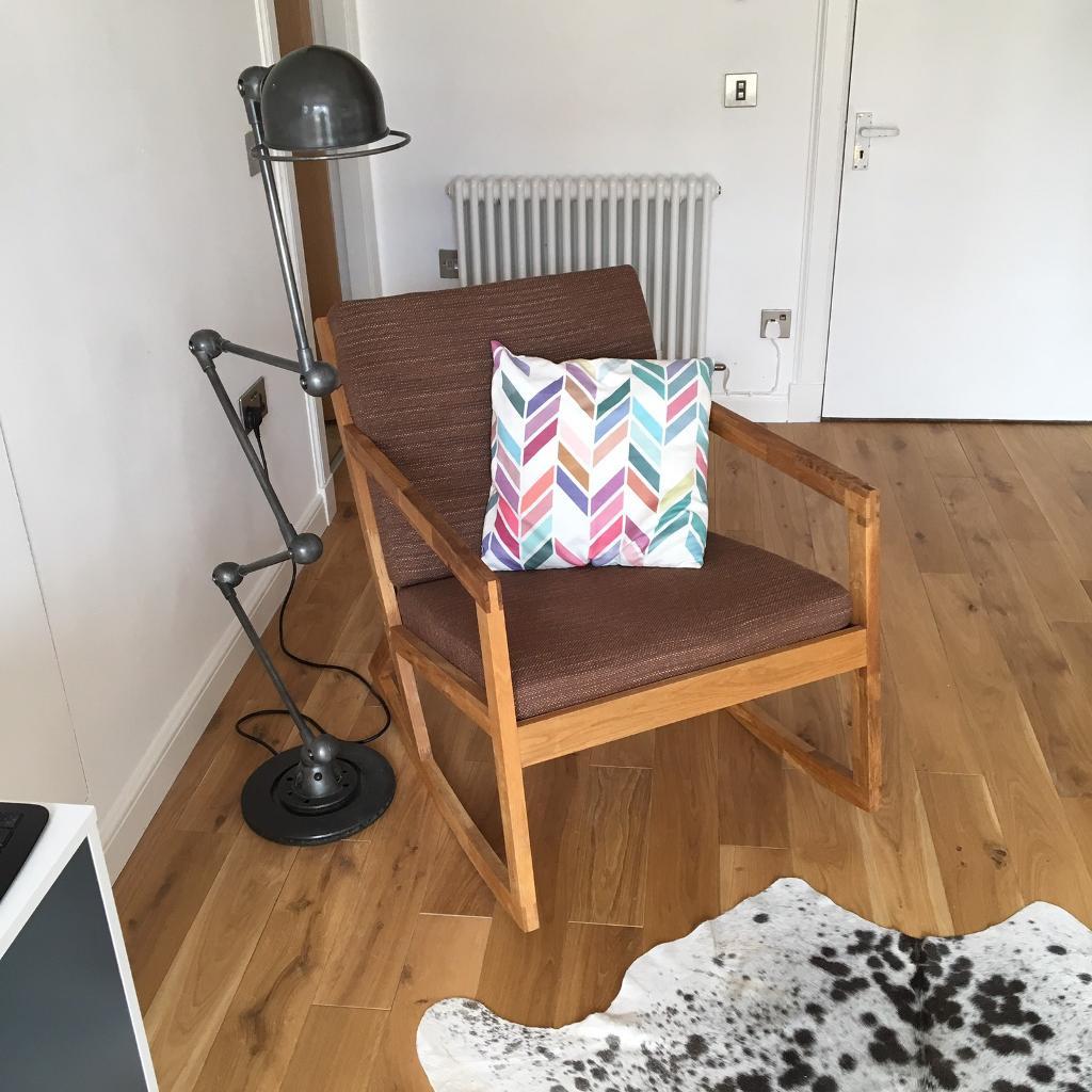 Futon Company Oak Rocking Chair REDUCED in The Shore, Edinburgh