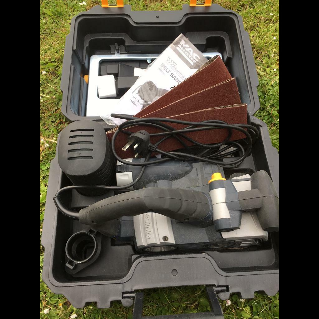 MacAllister 900w Belt Sander as new in Langdon Hills, Essex Gumtree