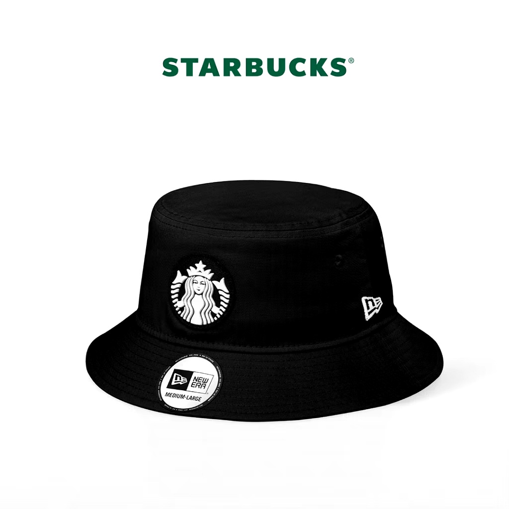 Starbucks 2024 x New Era Black Bucket Hat +Free Tracked | eBay