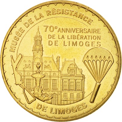 Frankreich, Token, Tourist Token, 87/ Anniversaire de la Libération de Limoges
