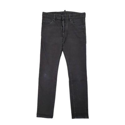 Dsquared2 Skater Jean Black Denim Jeans Men 