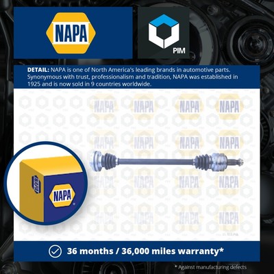 Drive Shaft fits BMW 320 2.0 04 to 13 With ABS Driveshaft NAPA 33217561792 New
