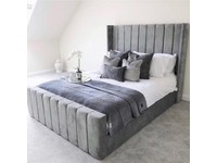 New Royal wing bed frame in double/king size **Optional mattress** | Cash on delivery |