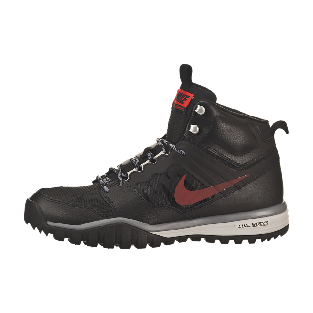 Size 7 Nike Men Dual Fusion Hills Mid Boots 654864 060 Black