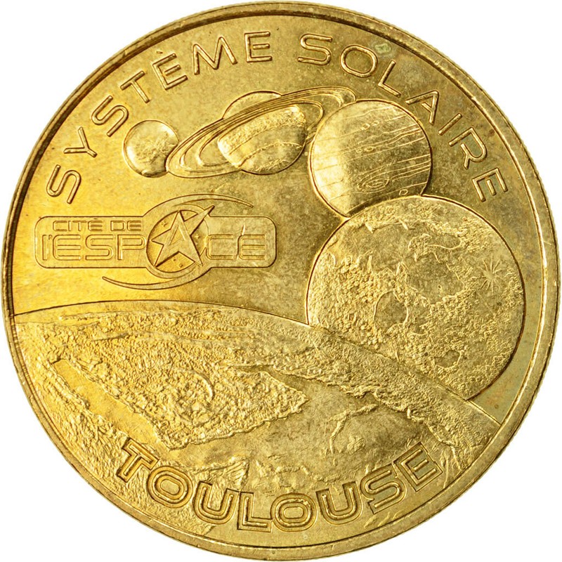 [#537396] France, Jeton, Jeton Touristique, Toulouse -  Cité De L'Espace N°6, 20