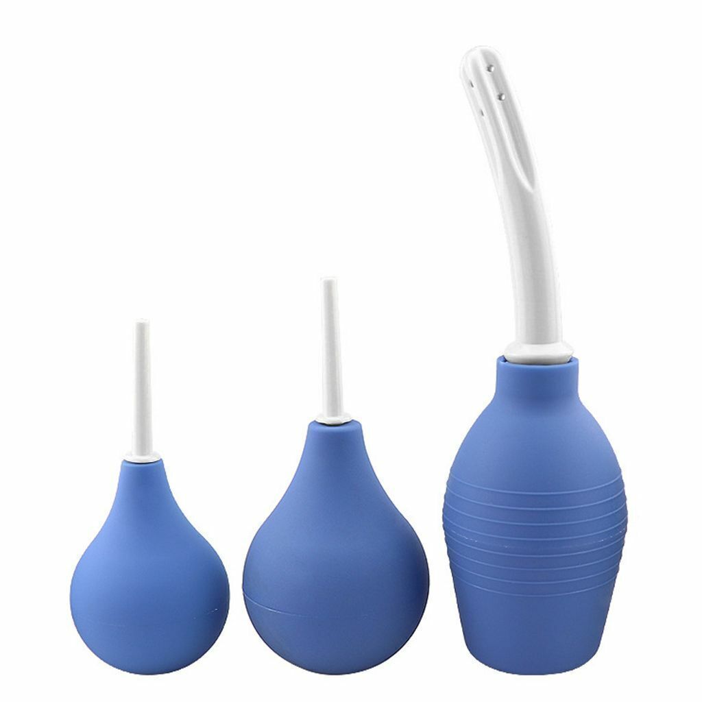 Anal Vaginal Bulb Douche Enema Irrigation Colonic Cleaner Rectal Syringe Kit Hot
