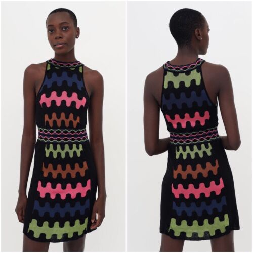 M Missoni Halter Puzzle Stripe Knit Dress Size: 48 (12) | eBay M Missoni Halter Puzzle Stripe Knit Dress Size: 48 (12) | eBay