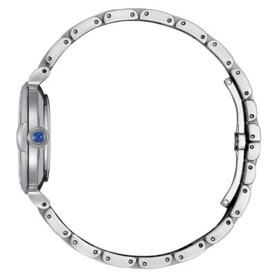 Pre-owned Citizen Silver Womens Analogue Watch L May Bells Em1070-83d