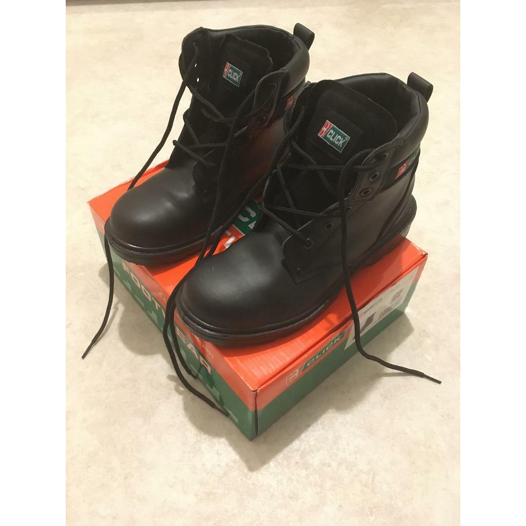 click footwear safety boots