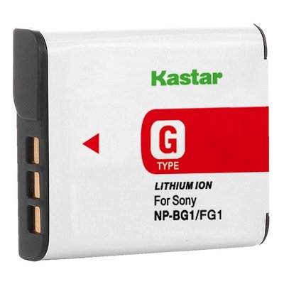 NP-BG1/FG1 Battery & Charger for Sony CyberShot DSC-W300 DSC-W50 DSC-W55 DSC-W70