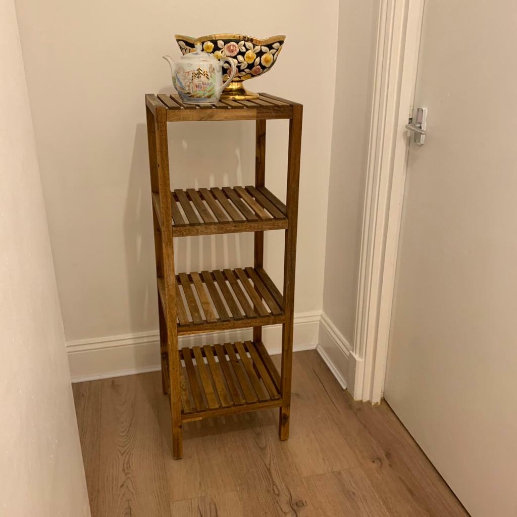 solid birch ikea shelf 4 tier 105x38x37cm in Waterloo, London Gumtree
