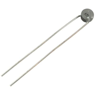 2 EPCOS NTC 470R 10% 450mW RM5 0,45 Watt Widerstand Temperaturmessung 856218