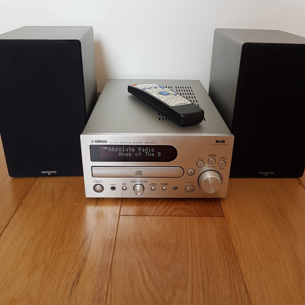 YAMAHA CRXM170 CD player DAB Stereo Hi Fi & Speakers 50W CD player