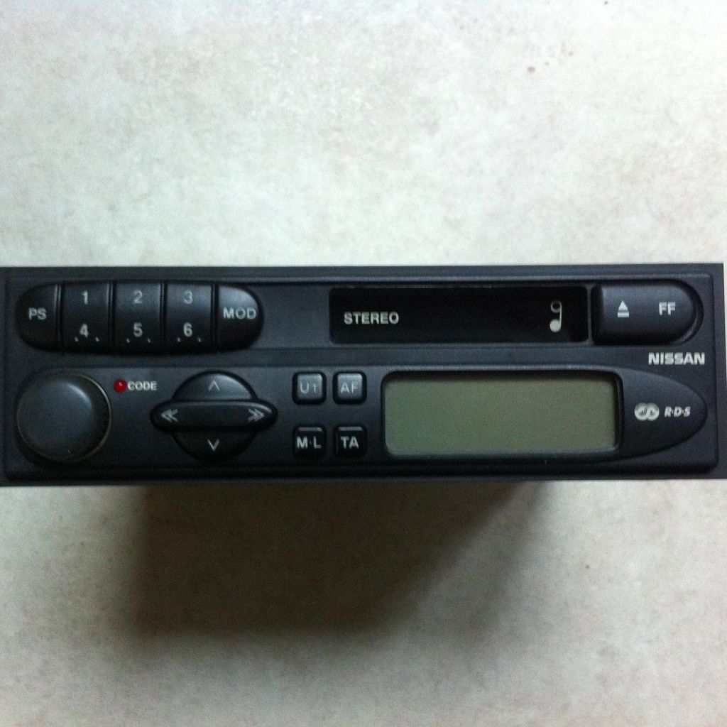 NISSAN MICRA k11 BLAUPUNKT TAPE CASSETTE PLAYER STEREO RADIO no code